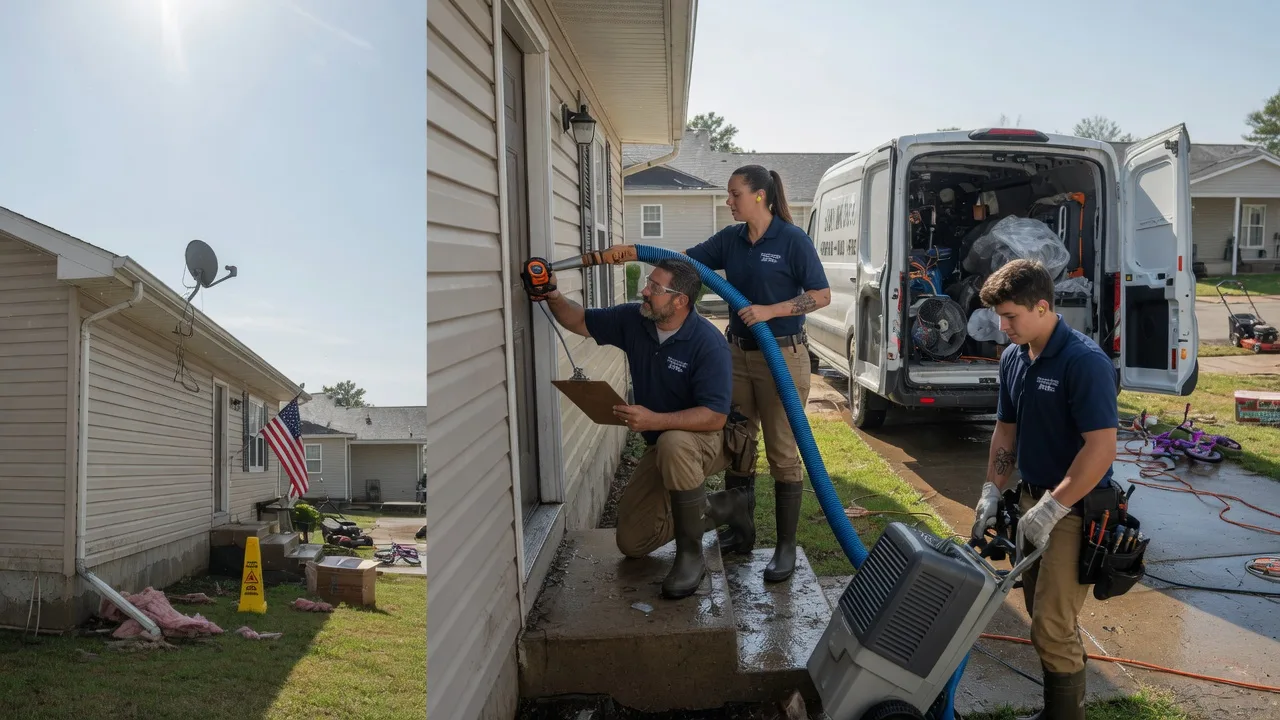Ceiling Water Damage Restoration in Ferrum, VA near me